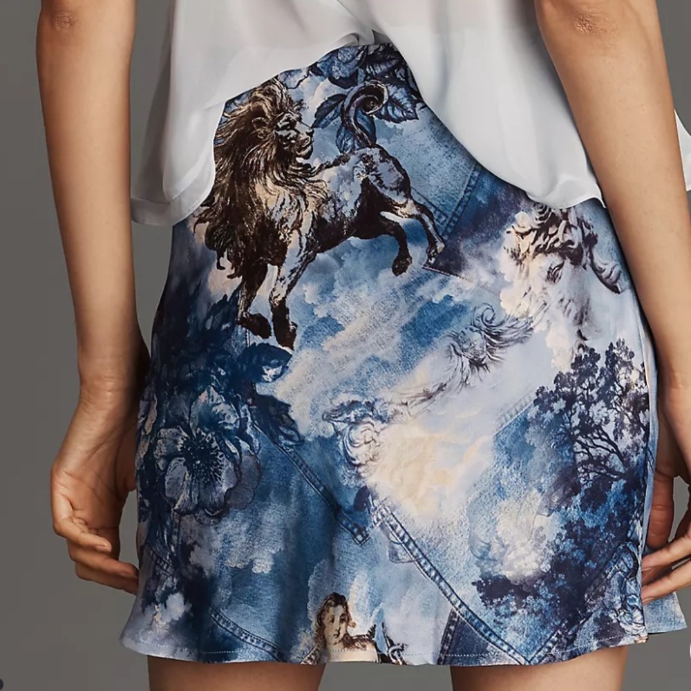 The Tilda Mini Slip Skirt by Anthropologie Size Small - Picture 4 of 11